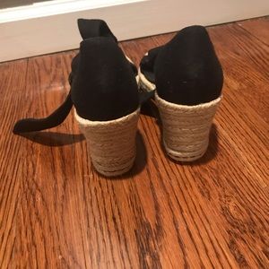 Tommy Hilfiger Black Espadrilles 8.5